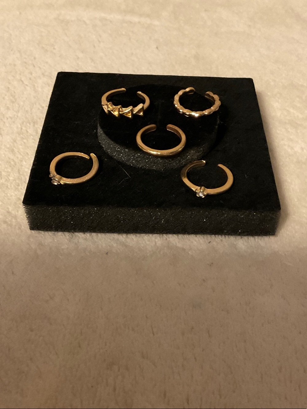 Gold Stackable Midi Ring Set - Women Jewelry